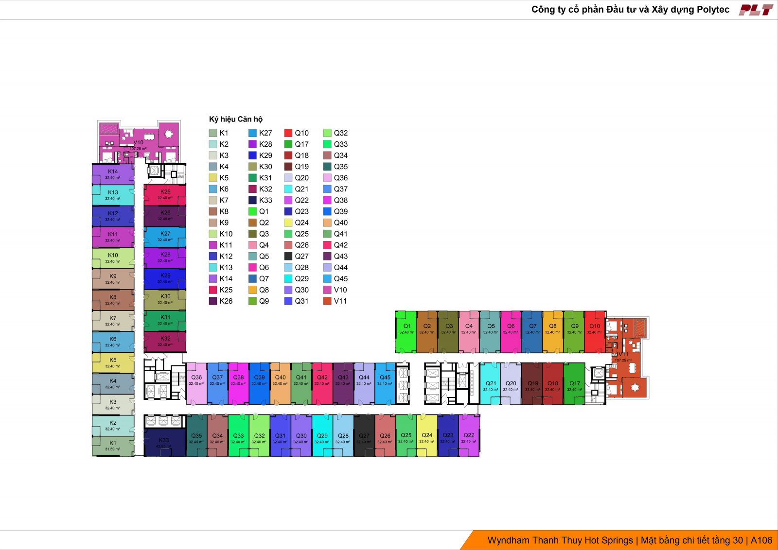 MẶT BẰNG TẦNG 30