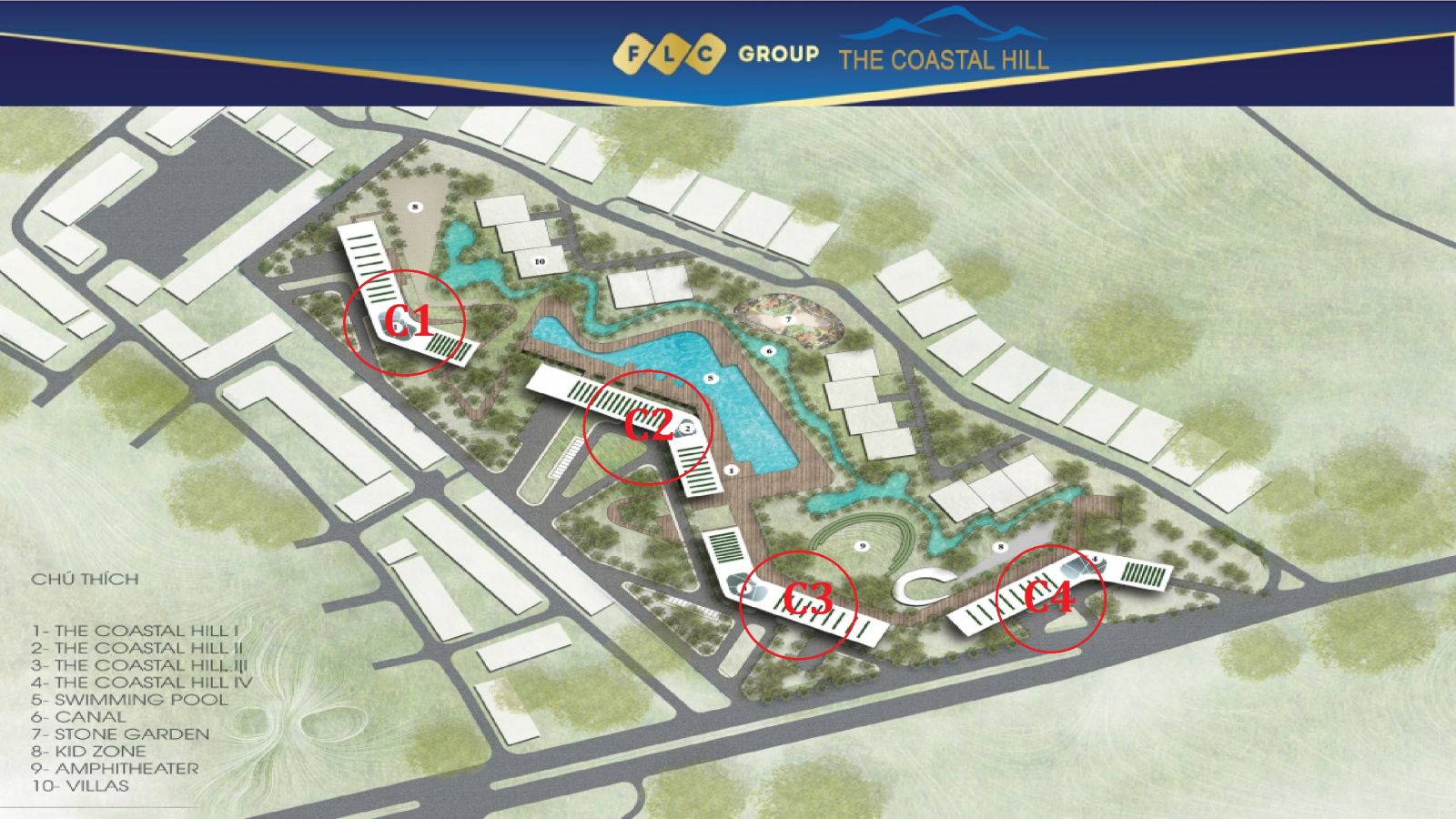 vị trí condotel the coastal hill